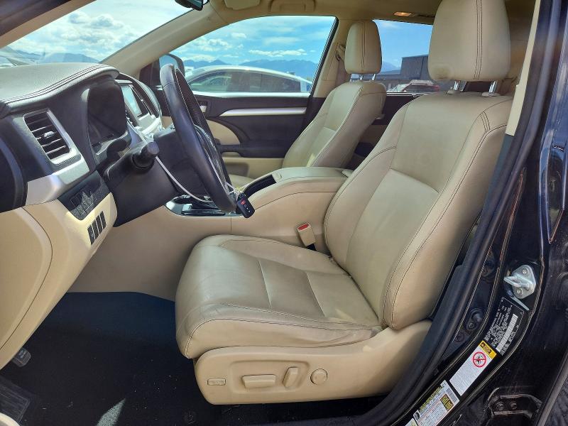 2014 Toyota Highlander VIN 5TDJKRFH6ES061857 COPART salvage auction — MINOR DENT/SCRATCHES, Ut - Certificate Of Title, sold $8,000 on 2026-07-24 (photo 7)