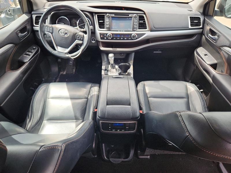 2016 Toyota Highlander VIN 5TDJKRFH9GS502304 COPART salvage auction — SIDE, Il - Salvage Certificate, sold $5,400 on 2026-07-28 (photo 8)
