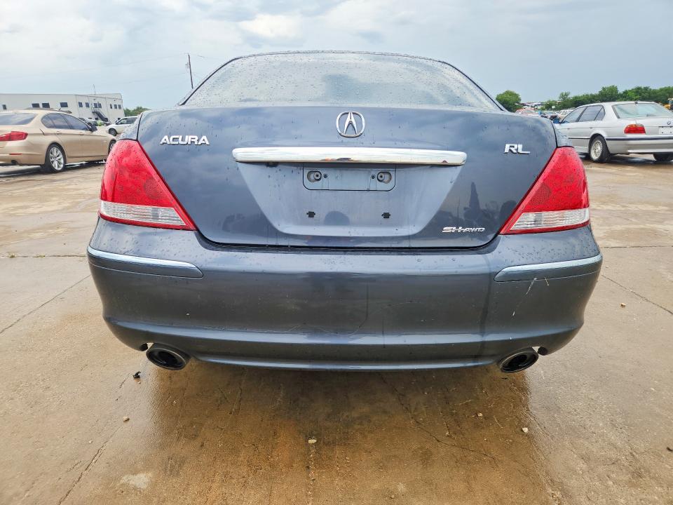 2008 Acura Rl VIN JH4KB16628C001826 COPART salvage auction — FRONT END, Tx - Salvage Vehicle Title, sold $300 on 2026-07-27 (photo 6)