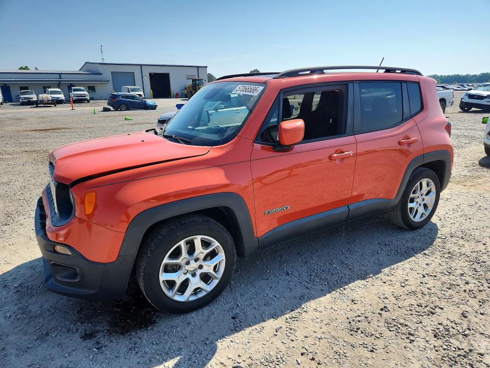2015 Jeep Renegade VIN ZACCJABT5FPC29588 COPART salvage auction — FRONT END, NC - SALVAGE CERTIFICATE OF TITLE, sold $1,250 on 2026-07-27 (photo 1)
