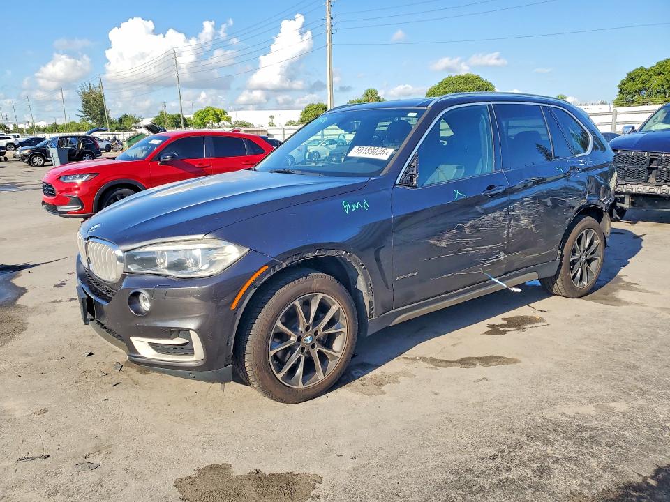 2017 BMW X5 VIN 5UXKR0C34H0V72798 COPART salvage auction — SIDE, Fl - Cert Of Title Slvg Rebuildable, sold $5,400 on 2026-07-13 (photo 1)