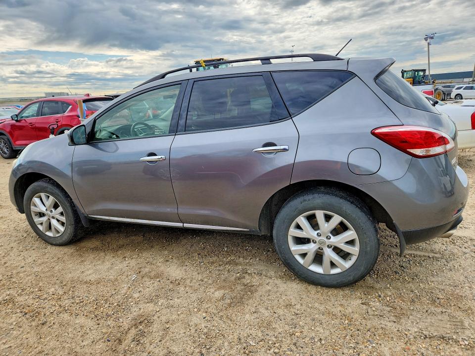 2014 Nissan Murano VIN JN8AZ1MW0EW516091 COPART salvage auction — SIDE, Ab - Bos - Salvage, sold $1,350 on 2026-07-09 (photo 2)