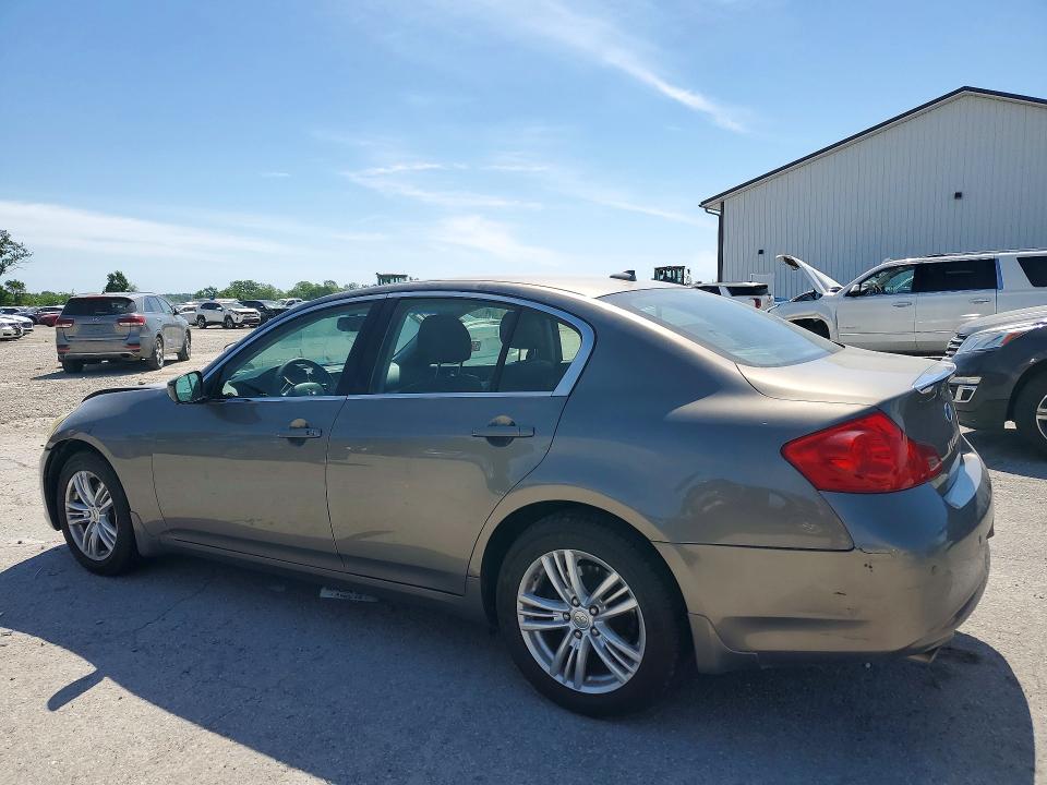 2011 Infiniti G VIN JN1CV6AR2BM400025 COPART salvage auction — FRONT END, Ia - Cert Of Title-Salvage Title, sold $650 on 2026-07-06 (photo 2)