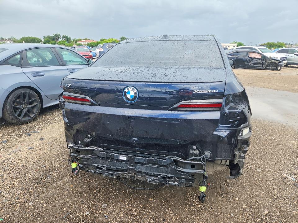 2025 BMW I7 VIN WBY53EJ05SCV16931 COPART salvage auction — FRONT END, Fl - Cert Of Title Slvg Rebuildable, sold $39,000 on 2026-08-28 (photo 6)