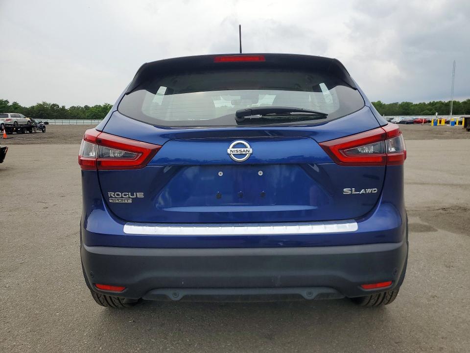 2020 Nissan Rogue VIN JN1BJ1CW8LW376929 COPART salvage auction — FRONT END, NY - MV-907A SALVAGE CERTIFICATE, sold $2,750 on 2026-07-27 (photo 6)