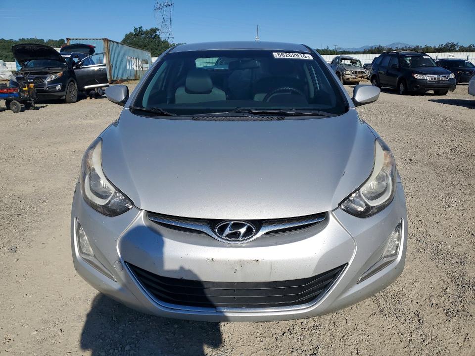 2015 Hyundai Elantra VIN KMHDH4AE2FU229448 COPART salvage auction — REAR END, Ca - Salvage Certificate, sold $750 on 2026-07-02 (photo 5)