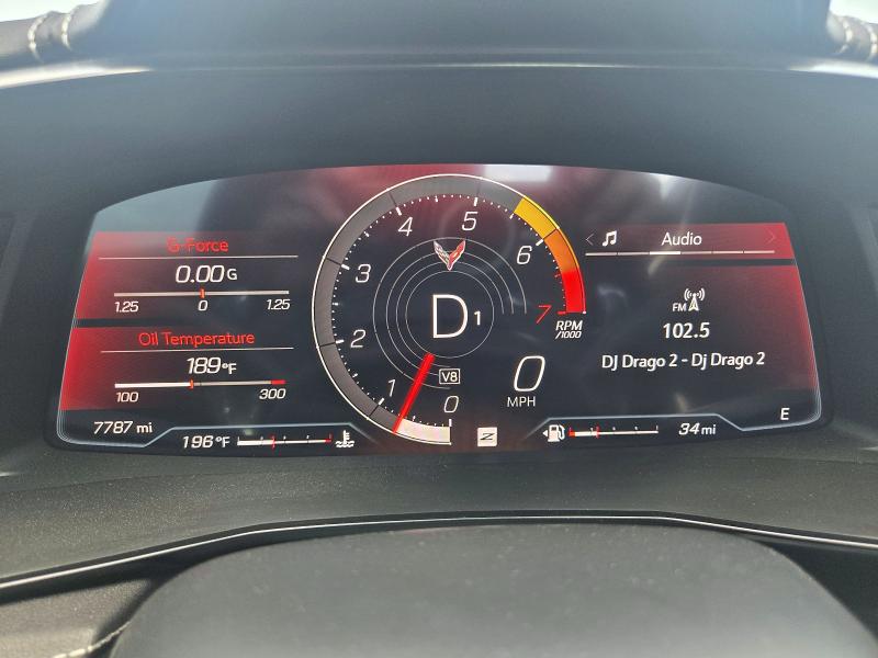 2024 Chevrolet Corvette VIN 1G1YA3D45R5119217 COPART salvage auction — NORMAL WEAR, Tx - Cert Of Title-Rebuilt Salvage, sold $43,250 on 2026-07-08 (photo 8)