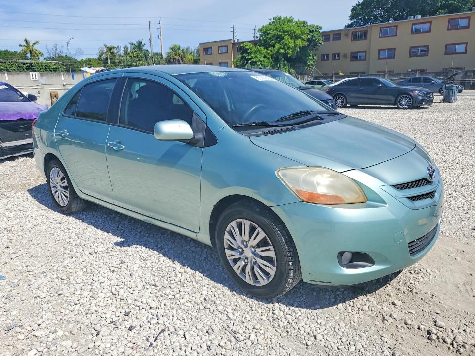 2007 Toyota Yaris VIN JTDBT923371149583 COPART salvage auction — HAIL, Fl - Cert Of Title Slvg Rebuildable, sold $700 on 2026-07-28 (photo 4)