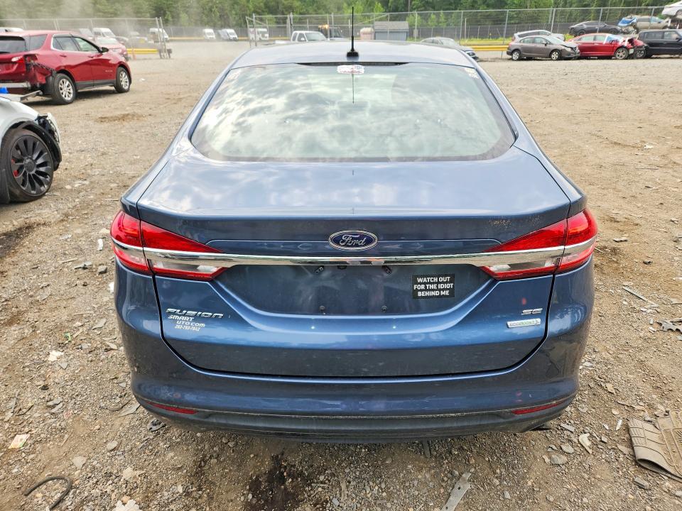 2018 Ford Fusion VIN 3FA6P0HD0JR189186 COPART salvage auction — MINOR DENT/SCRATCHES, Ct - Certificate Of Title (P), sold $1,250 on 2026-07-31 (photo 6)