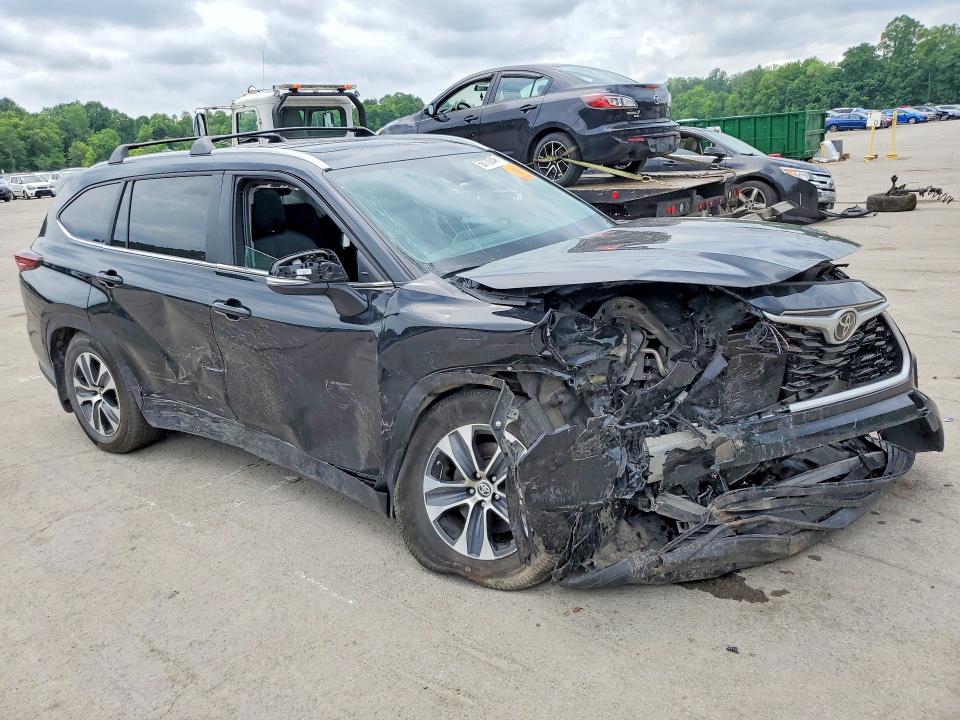 2024 Toyota VIN 5TDKDRBH8RS535432 COPART salvage auction — FRONT END, Pa - Certificate Of Salvage, sold $8,100 on 2026-07-16 (photo 4)