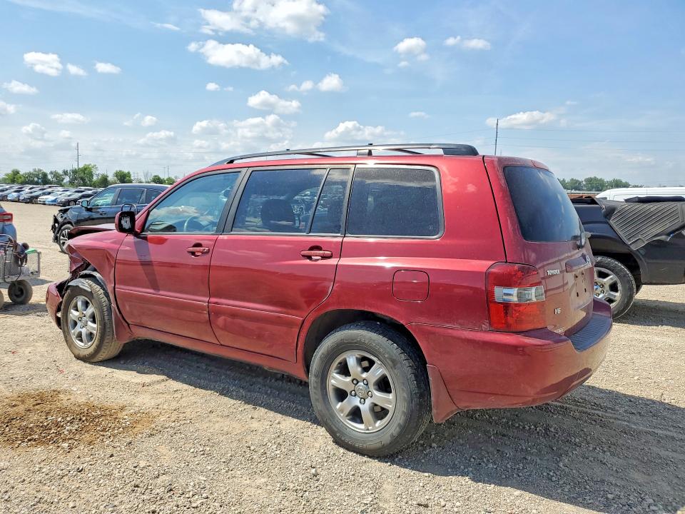 2006 Toyota Highlander VIN JTEGP21A460094014 COPART salvage auction — FRONT END, Ia - Cert Of Title-Salvage Title, sold $800 on 2026-07-29 (photo 2)