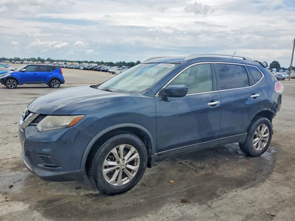 2016 Nissan VIN KNMAT2MT2GP657010 COPART salvage auction — REAR END, Mo - Salvage Certificate Of Title, sold $625 on 2026-07-27 (photo 1)