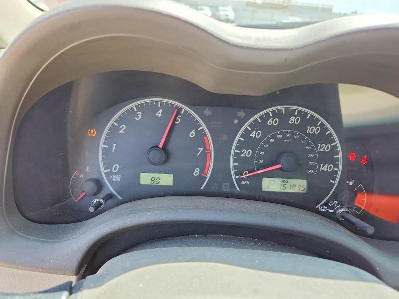 2010 Toyota Corolla VIN JTDBU4EEXA9115839 COPART salvage auction — REAR END, KS - CERT OF TITLE-SALVAGE, sold $1,800 on 2026-07-14 (photo 9)