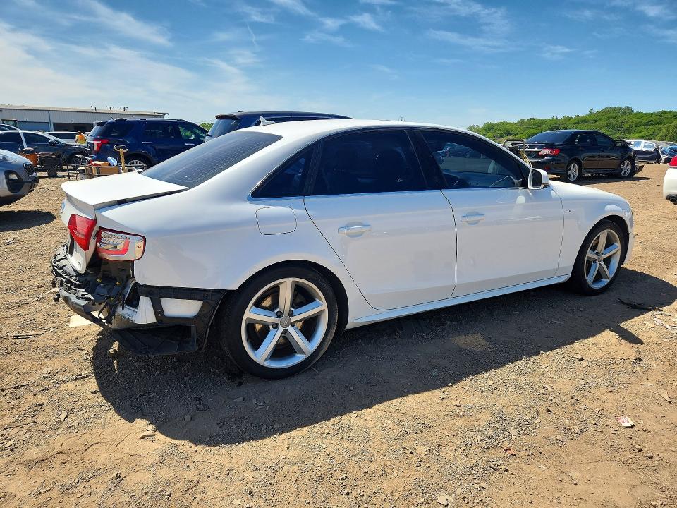 2014 Audi A4 VIN WAUFFAFL3EA081915 COPART salvage auction — REAR END, IL - SALVAGE CERTIFICATE, sold $2,950 on 2026-07-08 (photo 3)