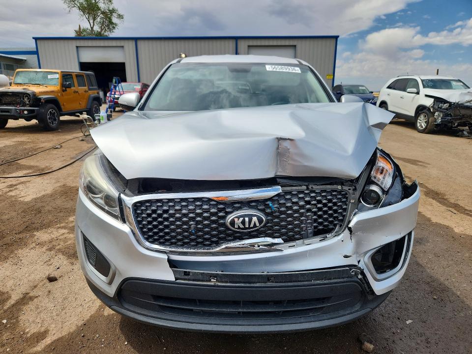 2018 Kia Sorento VIN 5XYPG4A39JG382454 COPART salvage auction — FRONT END, Nm - Cert Of Title-Salvage, sold $1,950 on 2026-07-13 (photo 5)