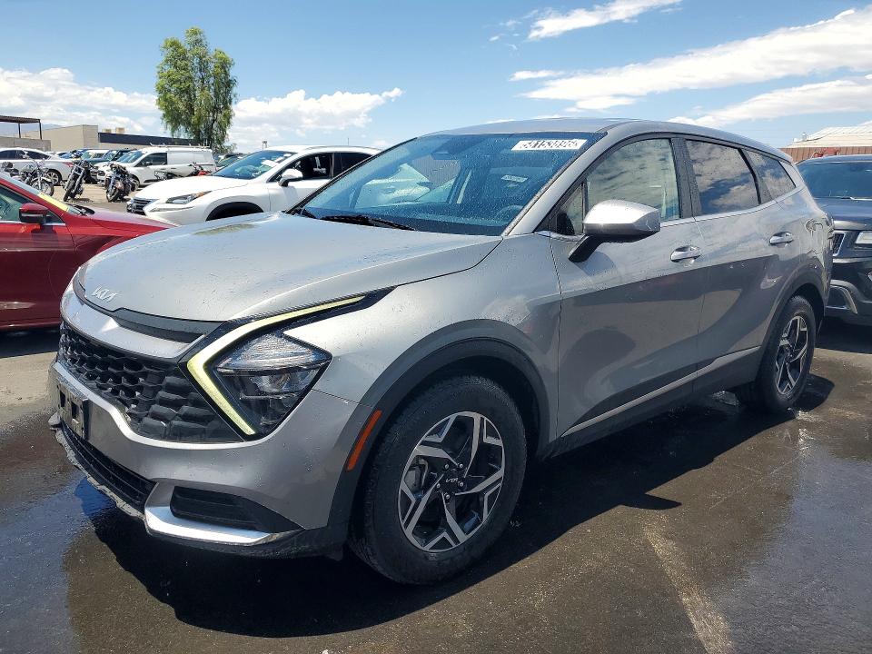 2023 Kia Sportage VIN KNDPU3AF5P7118831 COPART salvage auction — MECHANICAL, NV - CERTIFICATE OF TITLE, sold $7,300 on 2026-07-08 (photo 1)