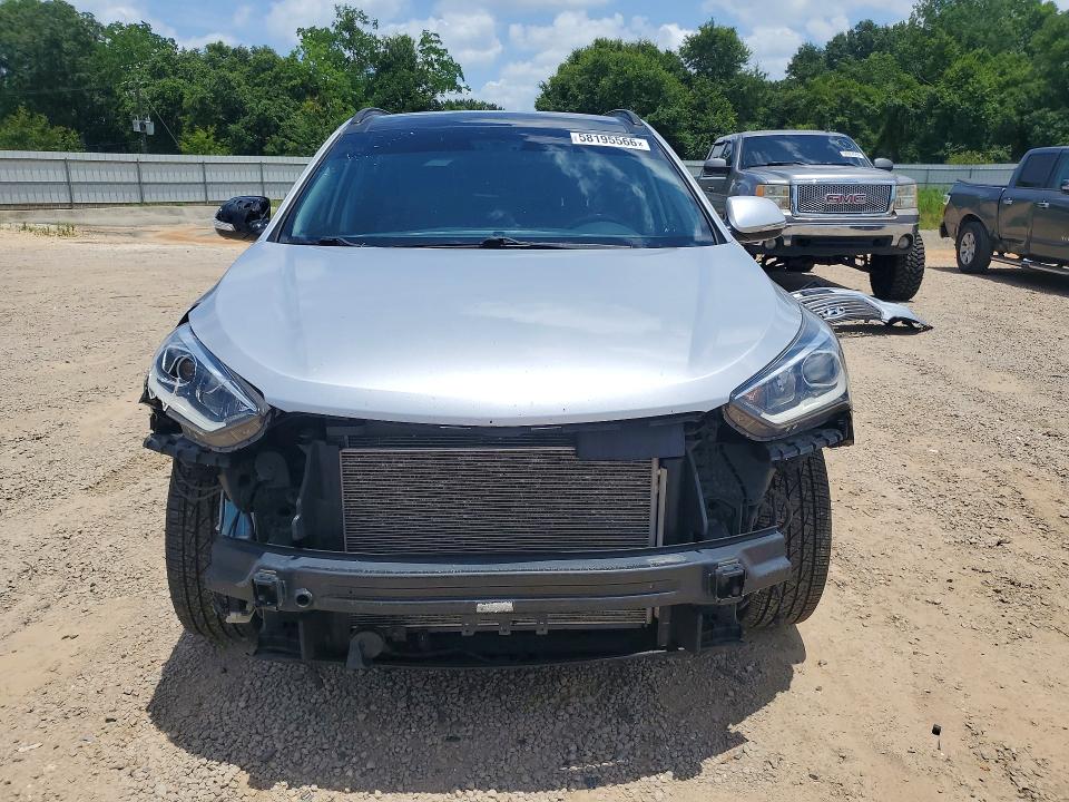 2017 Hyundai VIN KM8SRDHF2HU176868 COPART salvage auction — FRONT END, Al - Cert Of Title-Salvage Title, sold $2,250 on 2026-07-21 (photo 5)