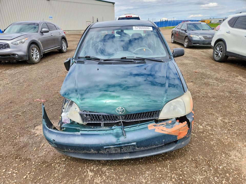 2000 Toyota Echo VIN JTDBT1239Y0067849 COPART salvage auction — FRONT END, Ab - Bos - Salvage, sold $175 on 2026-07-07 (photo 5)