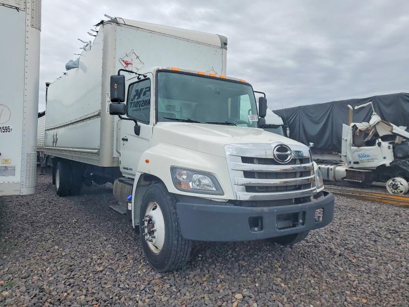 2019 Hino 258/268 VIN 5PVNJ8JV0K4S70532 COPART salvage auction — ROOF, IN - CERT OF TITLE-SALVAGE TITLE, sold $325 on 2026-07-08 (photo 1)