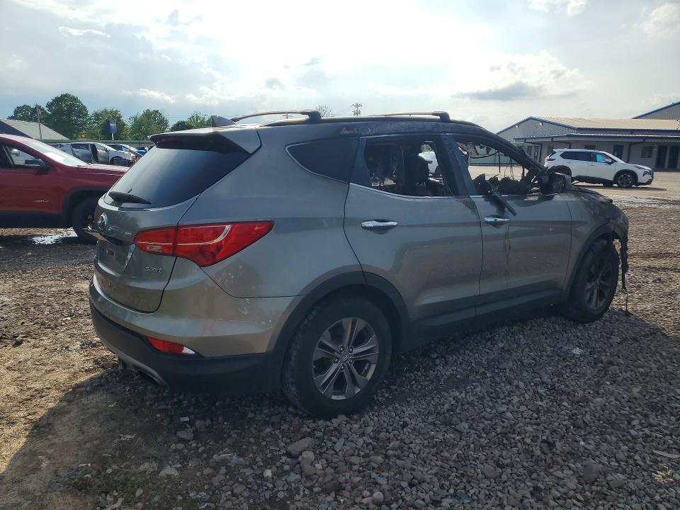2013 Hyundai Santa fe VIN 5XYZU3LB7DG009613 COPART salvage auction — BURN, NY - MV907A-PARTS ONLY, sold $350 on 2026-07-20 (photo 3)