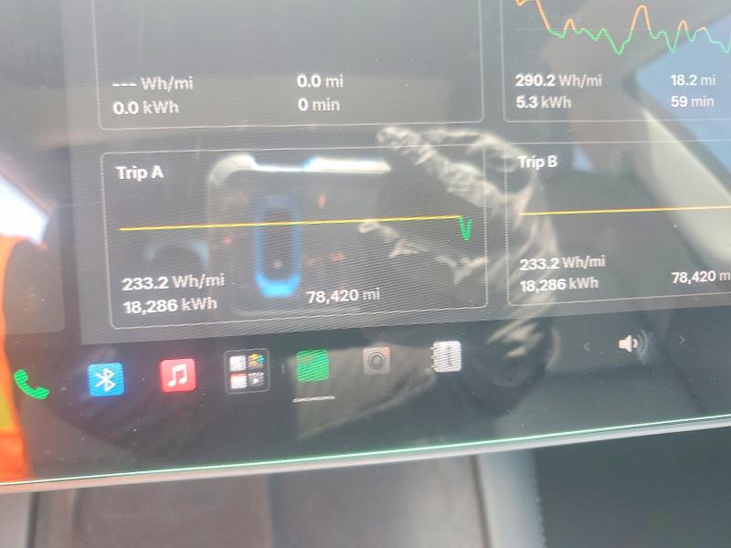 2021 Tesla Model 3 VIN 5YJ3E1EA3MF851402 COPART salvage auction — FRONT END, Tx - Salvage Vehicle Title, sold $3,450 on 2026-07-30 (photo 9)