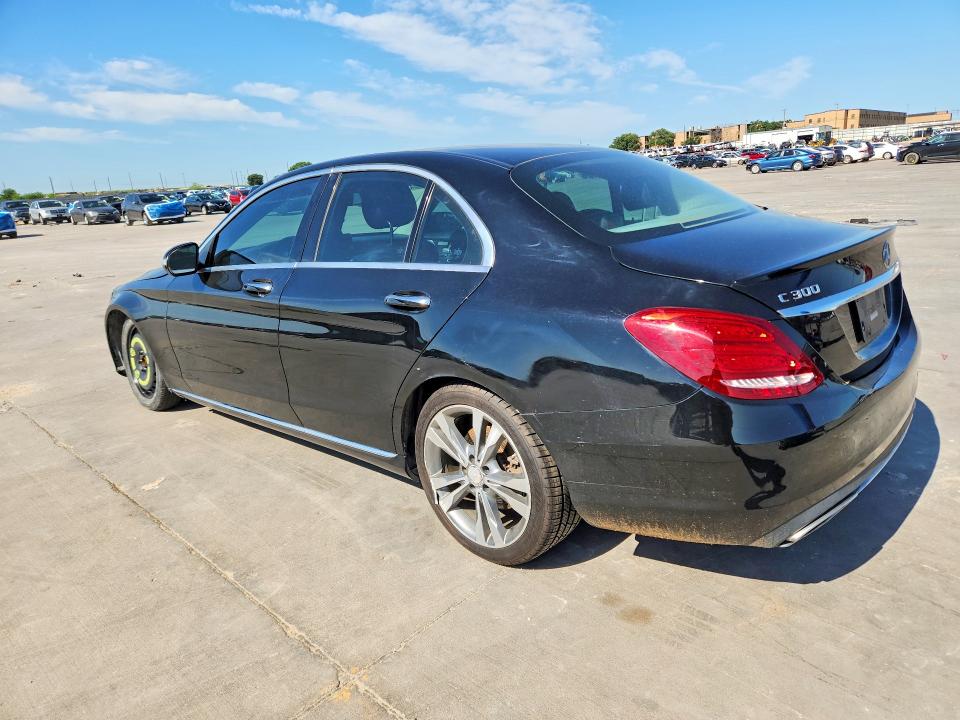 2015 Mercedes-benz C-klasse VIN 55SWF4JB4FU057066 COPART salvage auction — UNDERCARRIAGE, Tx - Salvage Vehicle Title, sold $2,250 on 2026-07-02 (photo 2)