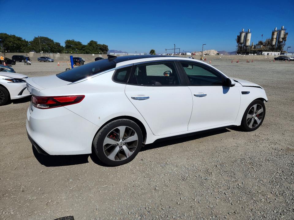2016 Kia Optima VIN 5XXGW4L2XGG024865 COPART salvage auction — FRONT END, Ca - Salvage Certificate, sold $1,400 on 2026-07-28 (photo 3)