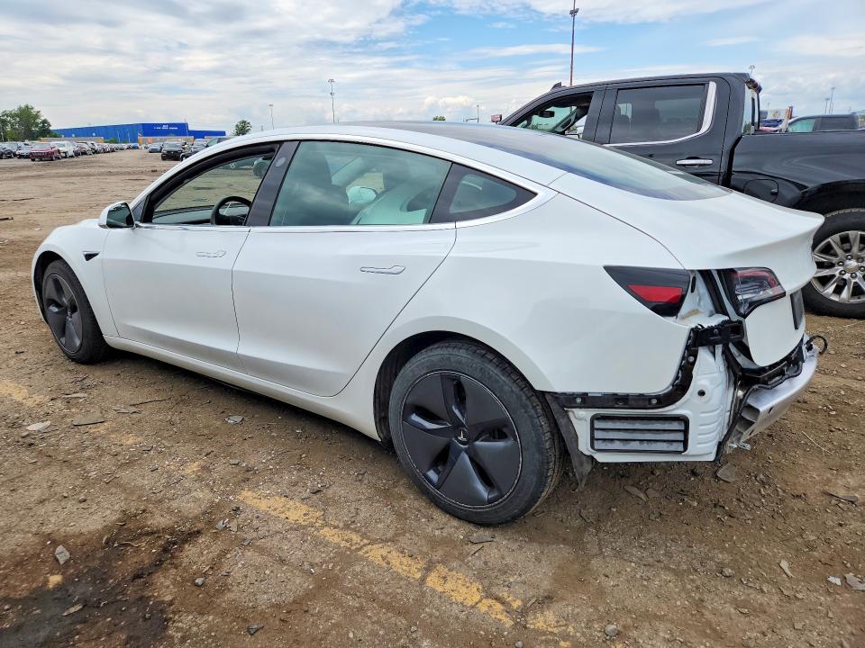 2020 Tesla Model 3 VIN 5YJ3E1EAXLF736987 COPART salvage auction — REAR END, Mi - Certificate Of Title, sold $9,300 on 2026-07-28 (photo 2)