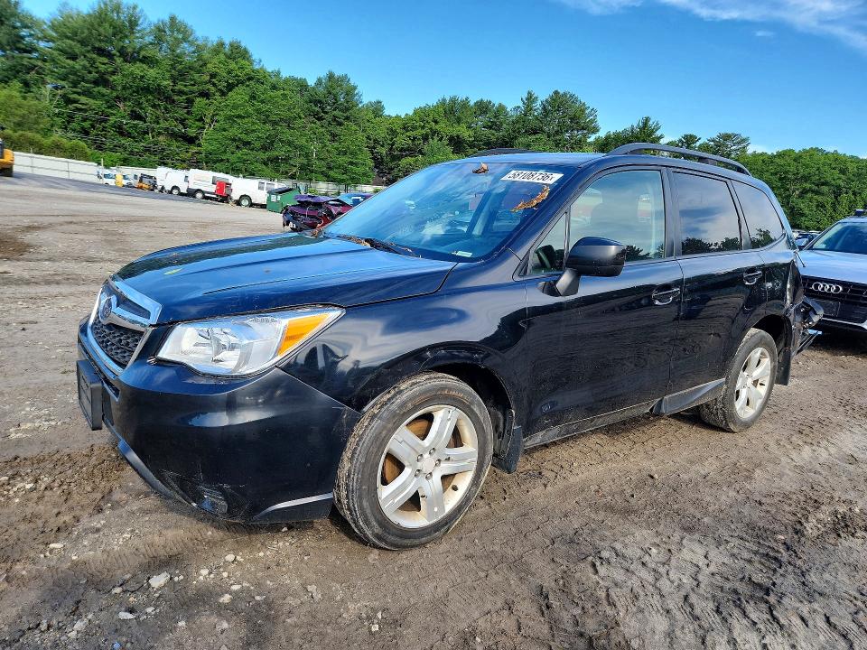2016 Subaru Forester VIN JF2SJADC2GH422638 COPART salvage auction — REAR END, MA - CERT OF TITLE-RECONSTRCTD COLL, sold $400 on 2026-07-27 (photo 1)