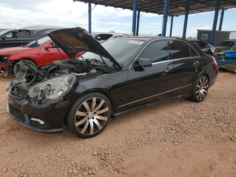 2011 Mercedes-benz E-class VIN WDDHF5GB0BA468545 COPART salvage auction — FRONT END, AZ - CERT OF TITLE - SALVAGE, sold $300 on 2026-07-14 (photo 1)