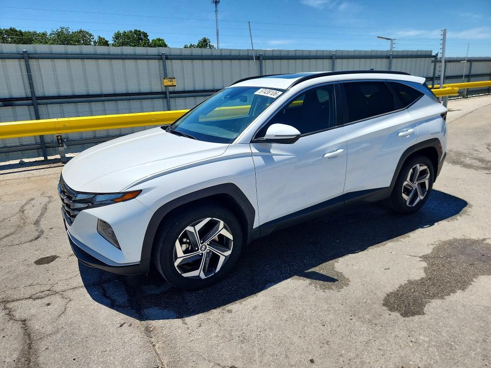 2022 Hyundai Tucson VIN 5NMJFCAE4NH103718 COPART salvage auction — SIDE, Mo - Salvage Certificate Of Title, sold $7,800 on 2026-07-29 (photo 1)