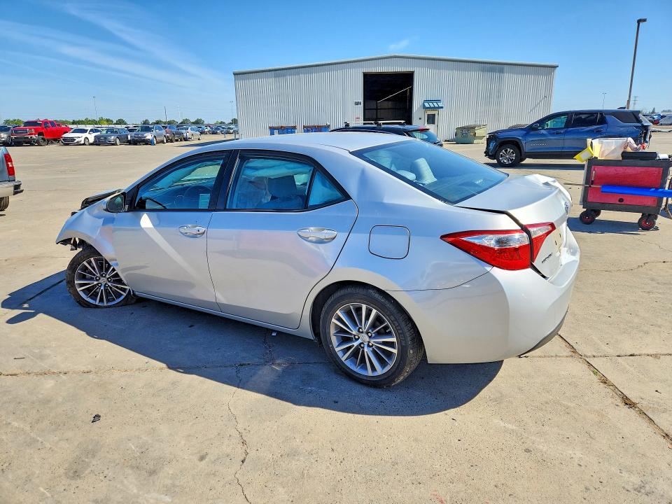 2015 Toyota Corolla VIN 5YFBURHE4FP188909 COPART salvage auction — FRONT END, Ca - Salvage Certificate, sold $625 on 2026-07-13 (photo 2)