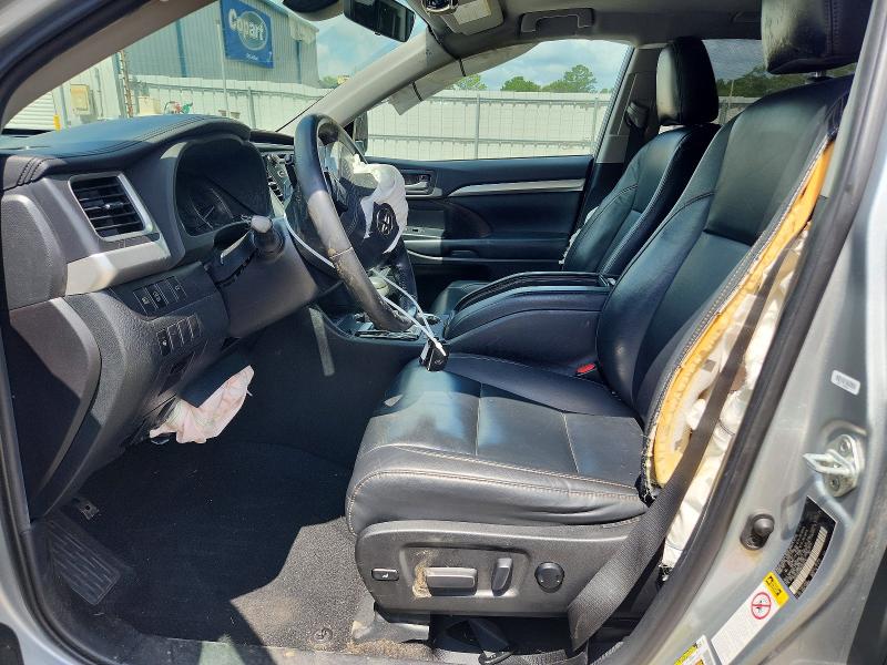 2019 Toyota Highlander VIN 5TDKZRFH4KS552410 COPART salvage auction — FRONT END, Al - Cert Of Title-Salvage Title (P), sold $10,500 on 2026-07-29 (photo 7)