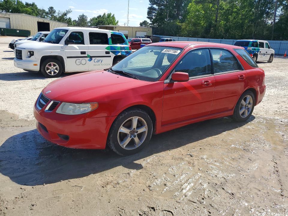 2006 Saab VIN JF4GG61686G050458 COPART salvage auction — REAR END, Nc - Salvage Certificate Of Title, sold $575 on 2026-07-10 (photo 1)