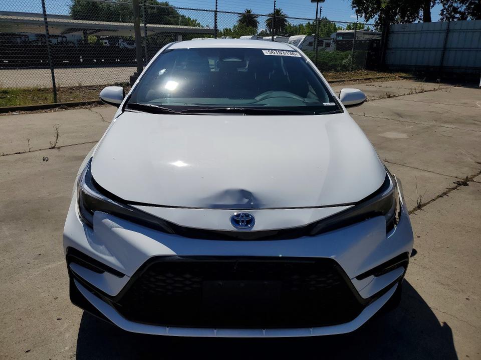 2024 Toyota Corolla VIN JTDBCMFE8R3066883 COPART salvage auction — FRONT END, Ca - Salvage Certificate, sold $30 on 2026-07-27 (photo 5)