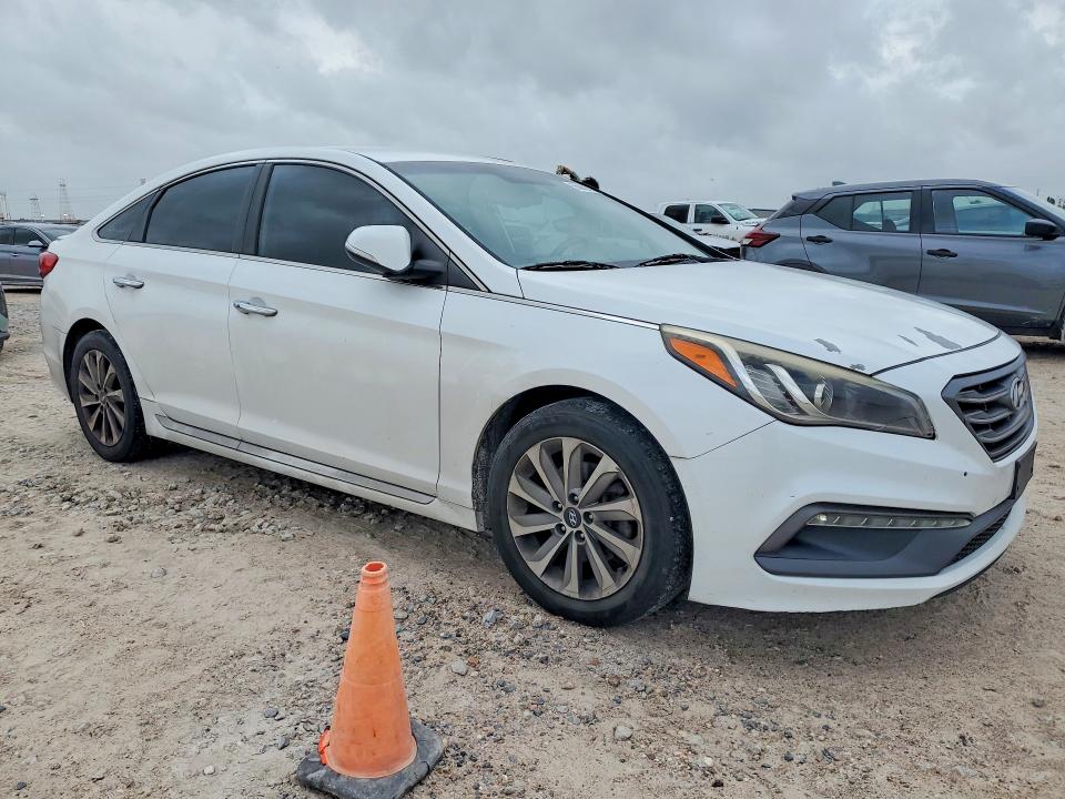 2016 Hyundai Sonata VIN 5NPE34AF1GH268737 COPART salvage auction — NORMAL WEAR, Tx - Cert Of Title-Rebuilt Salvage, sold $1,200 on 2026-07-02 (photo 4)