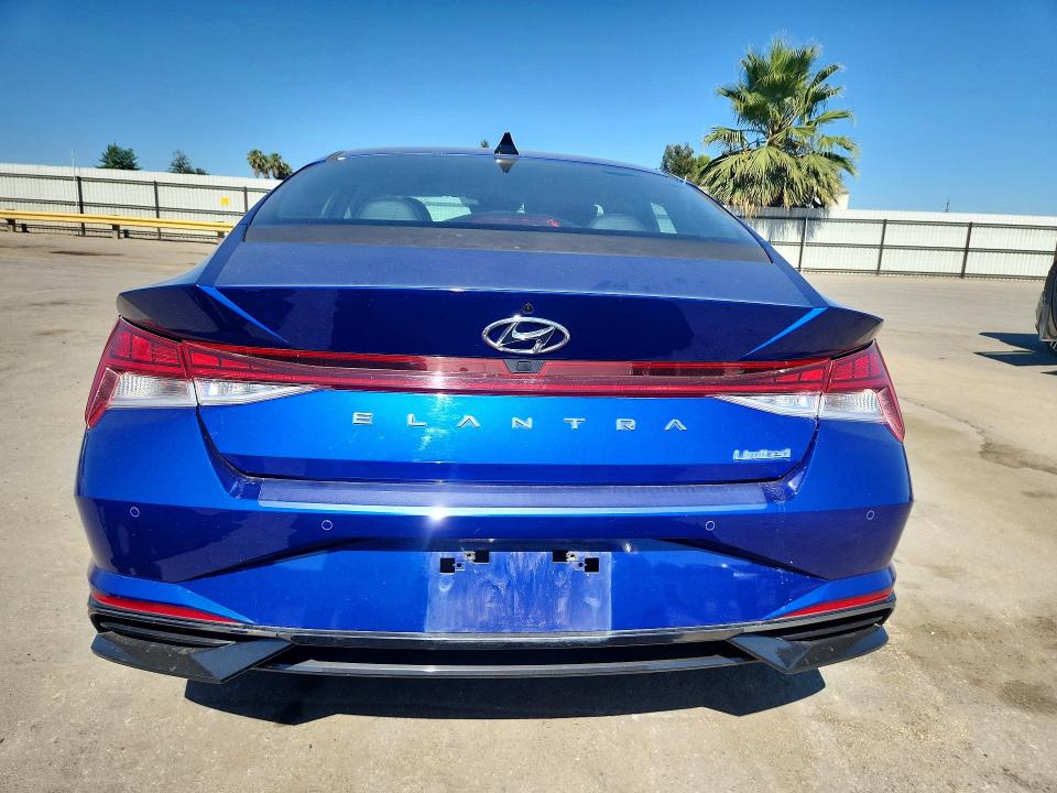 2023 Hyundai Elantra VIN KMHLP4AG6PU400879 COPART salvage auction — FRONT END, Ca - Salvage Certificate, sold $1,350 on 2026-07-31 (photo 6)
