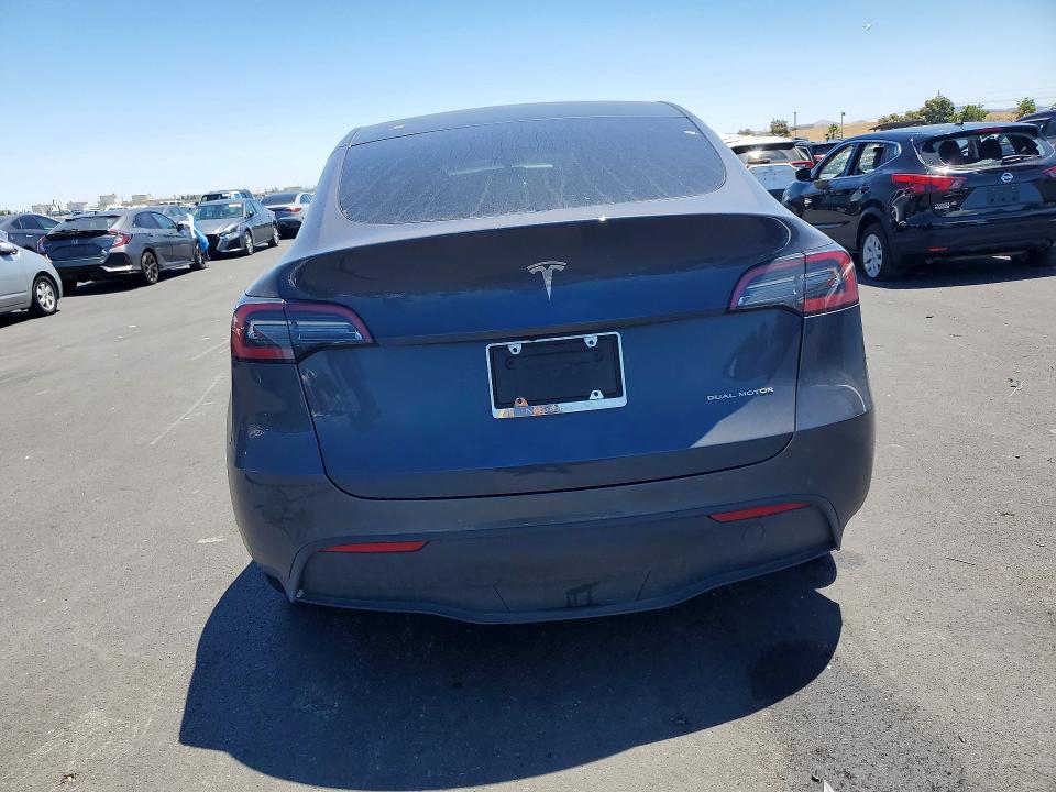 2022 Tesla Model y VIN 7SAYGDEE9NF328488 COPART salvage auction — FRONT END, CA - SALVAGE CERTIFICATE, sold $12,800 on 2026-08-03 (photo 6)