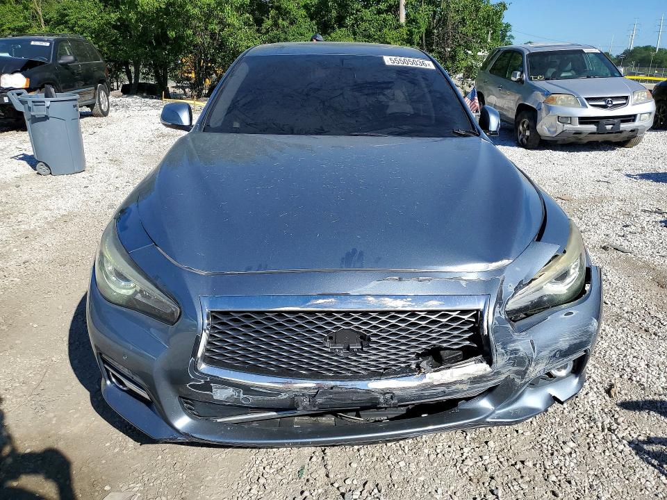 2017 Infiniti Q50 VIN JN1EV7AR5HM832101 COPART salvage auction — FRONT END, MD - CERT OF SALVAGE > 75% DAMAGE, sold $3,300 on 2026-07-30 (photo 5)