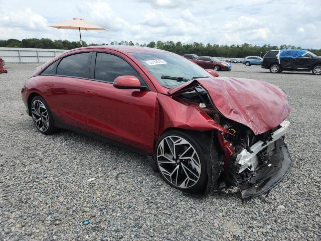 2024 Hyundai Ioniq 6 VIN KMHM34AA2RA075440 COPART salvage auction — FRONT END, Fl - Certificate Of Destruction, sold $1,200 on 2026-07-28 (photo 4)