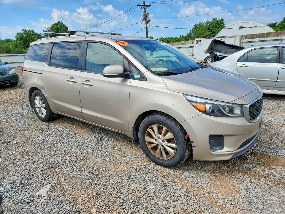 2016 Kia SEDONA VIN KNDMB5C11G6125240 COPART salvage auction — MECHANICAL, Nj - Certificate Of Title, sold $1,250 on 2026-07-10 (photo 4)