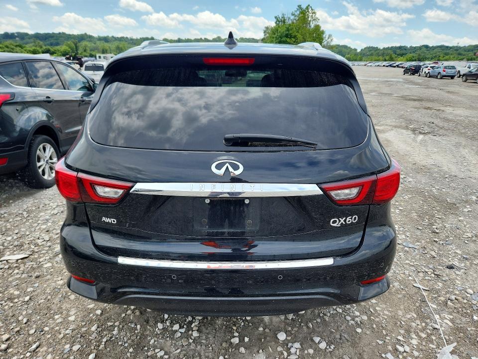 2020 Infiniti Qx60 VIN 5N1DL0MM9LC516281 COPART salvage auction — HAIL, Il - Salvage Certificate, sold $7,800 on 2026-08-03 (photo 6)