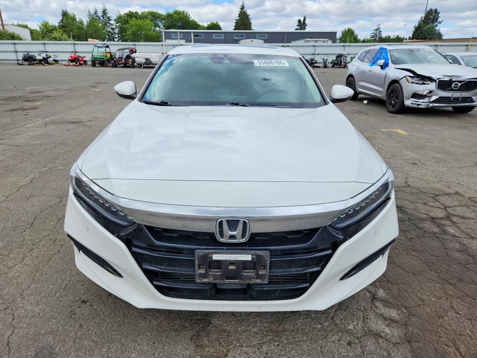 2018 Honda Accord VIN 1HGCV1F94JA013647 COPART salvage auction — REAR END, Or - Salvage Title Certificate, sold $4,650 on 2026-07-27 (photo 5)