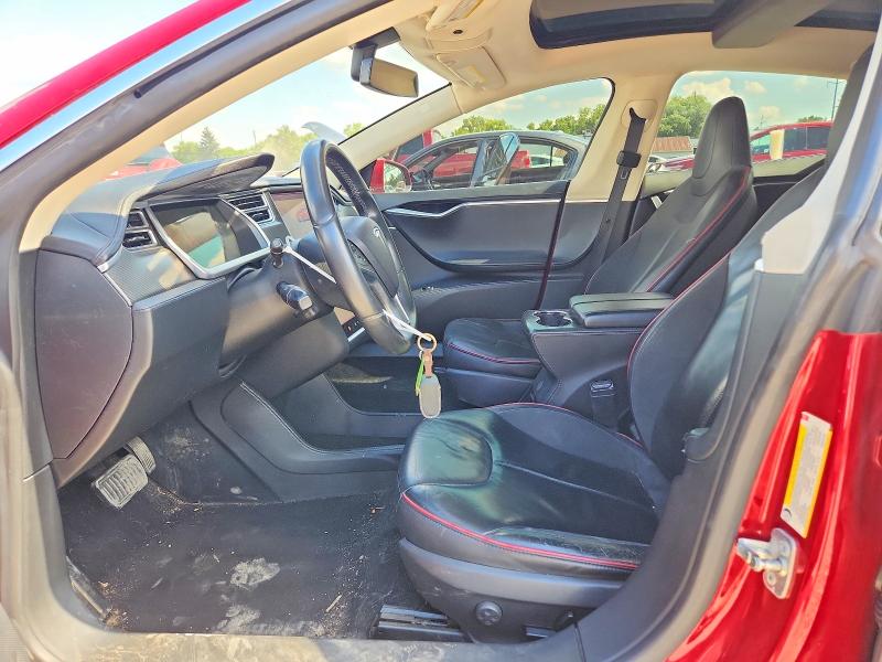 2014 Tesla VIN 5YJSA1H17EFP30229 COPART salvage auction — FRONT END, OH - CERT OF TITLE-SALVAGE, sold $2,800 on 2026-07-24 (photo 7)