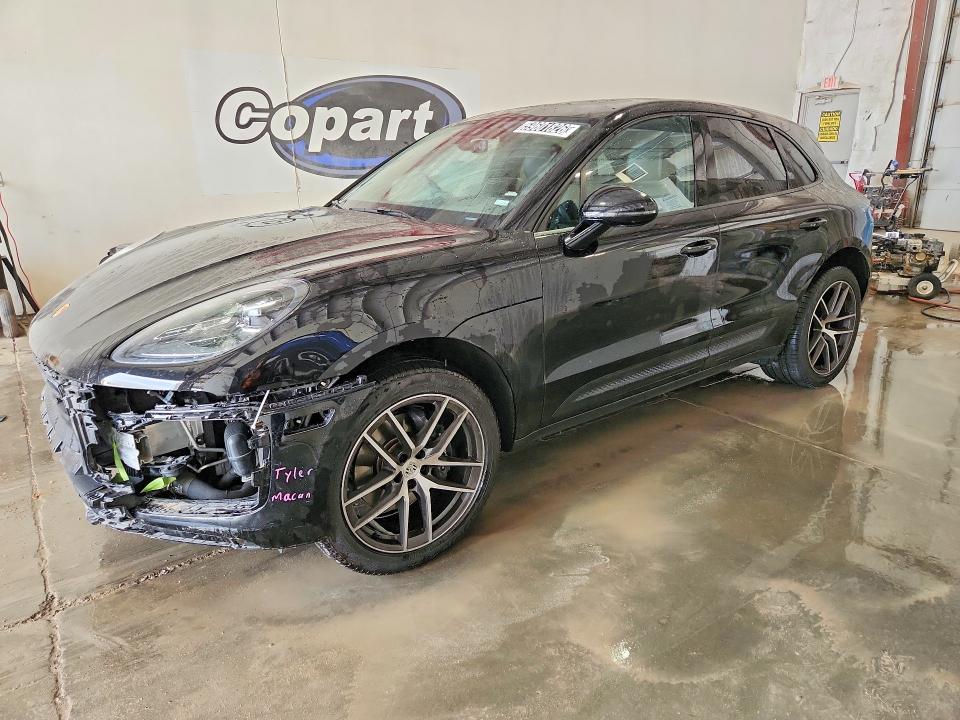 2025 Porsche Macan VIN WP1AA2A51SLB08943 COPART salvage auction — FRONT END, Il - Certificate Of Title (P), sold $35,500 on 2026-07-06 (photo 1)