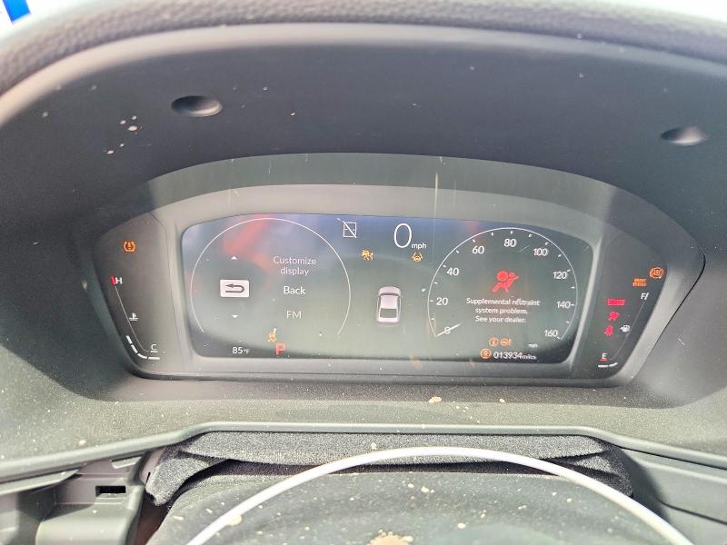 2025 Honda Accord VIN 1HGCY1F4XSA021619 COPART salvage auction — SIDE, Tx - Salvage Vehicle Title, sold $7,000 on 2026-07-02 (photo 9)