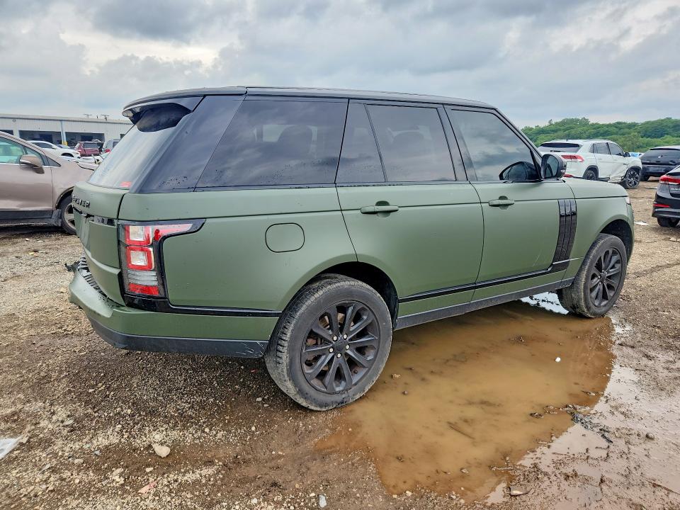 2015 Land rover RANGE ROVER VIN SALGS2VF1FA207963 COPART salvage auction — REAR END, IL - SALVAGE CERTIFICATE, sold $5,100 on 2026-07-15 (photo 3)