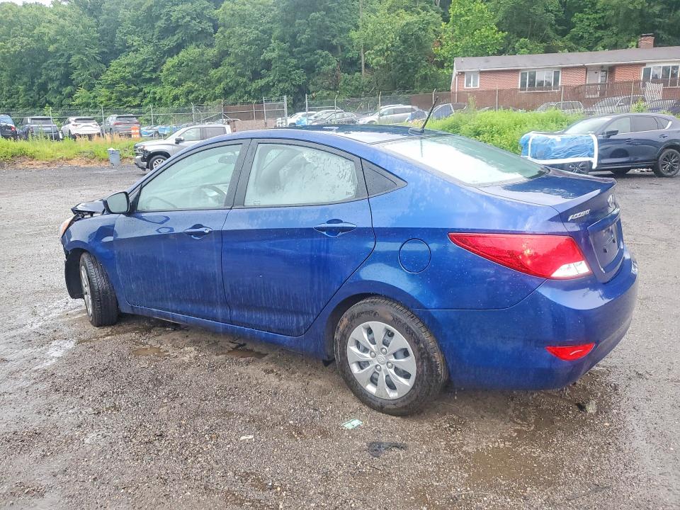 2017 Hyundai Accent VIN KMHCT4AE4HU233580 COPART salvage auction — FRONT END, Md - Cert Of Salvage > 75% Damage, sold $1,150 on 2026-07-07 (photo 2)