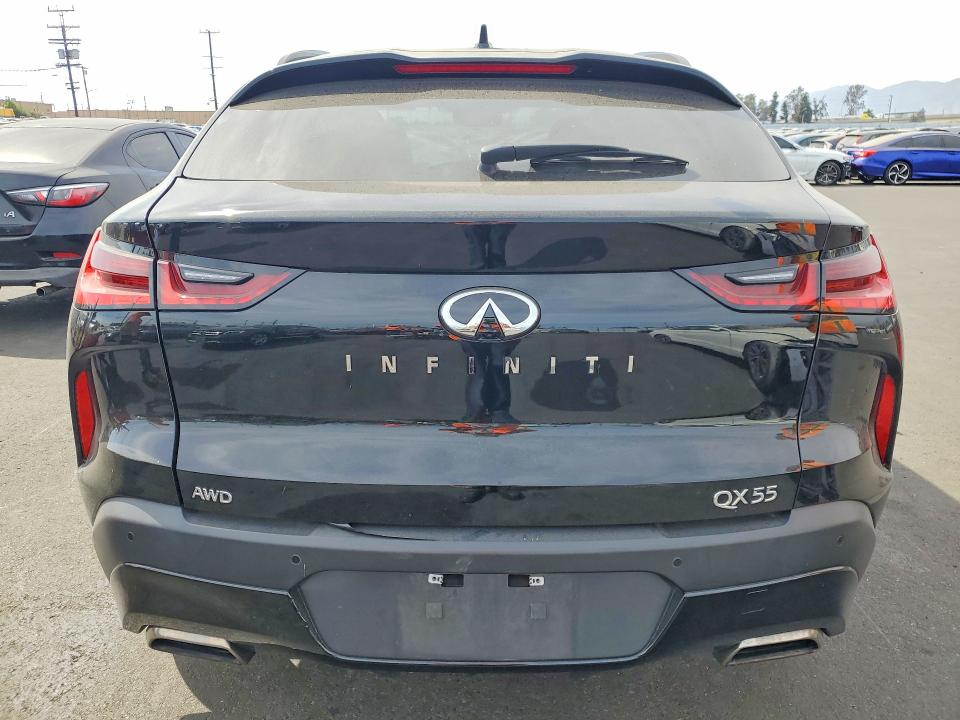 2024 Infiniti Qx55 VIN 3PCAJ5JR0RF108760 COPART salvage auction — SIDE, Ca - Salvage Certificate, sold $10,200 on 2026-07-08 (photo 6)