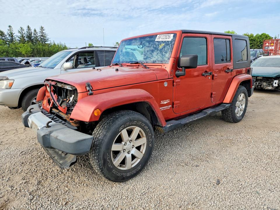 2009 Jeep Wrangler unlimited VIN 1J4GA59149L731962 COPART salvage auction — FRONT END, ON - PERMIT SALVAGE, sold $1,800 on 2026-07-28 (photo 1)